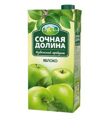 Изображение 8183 Нектар Яблочный Сочная долина 0,95л
