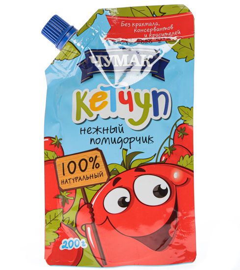 Изображение 4719 Чумак Кетчуп д/п 200г Нежный Помидорчик