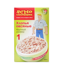 Изображение 1036 Хлопья Овсяные №1 ЯС 500г