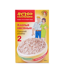 Изображение 1681 Хлопья Овсяные №2 ЯС 500г