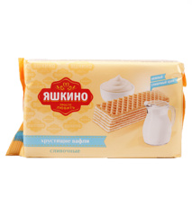 Изображение 2585 Вафли Сливочные Яшкино 200г