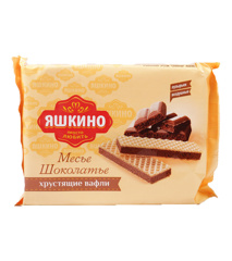 Изображение 2578 Вафли Шоколадные Яшкино 200г