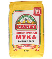 Изображение 2572 Мука пшеничная в/с Макфа 1кг