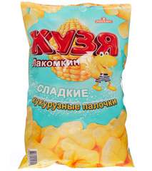 Изображение 5196 Кукурузные палочки Кузя Лакомкин 140г Русскарт