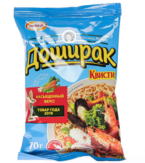0926 Лапша б/п Морепродукты Доширак Квисти 70г м/у