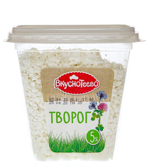 Изображение 6645 Творог Вкуснотеево 300г 5% стакан