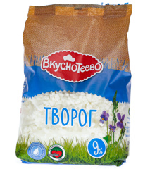 Изображение 4177 Творог Вкуснотеево 750г 9% стабилобэг