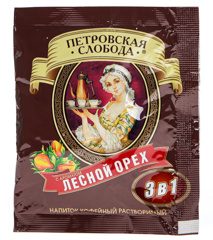 Изображение 0194 Кофейн.напиток 3в1 Петровская Слобода 18г Лесной орех