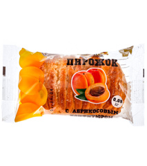 Изображение Пирожок с абрикосовым конфитюром в упаковке