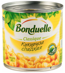 Изображение 2875 Кукуруза сладкая Bonduelle крышка-ключ 425мл