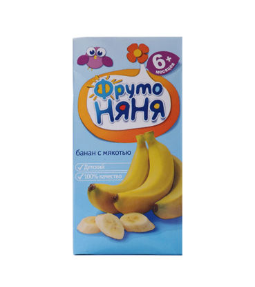 Изображение 0305 ФН Нектар банановый с мякотью для пит. детей р.в. 200мл, 365дней