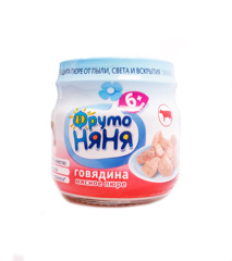 Изображение 4525 ФН Пюре мясное "ГОВЯДИНА" для питания раннего возраста 80гр, 730дней