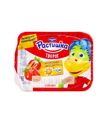 Изображение 2245 Растишка Творог Клубника 3,5% 100г Стакан, 35дней