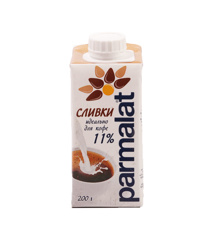Изображение 0351 СЛИВКИ Стерилизованные 11% 0,2л Parmalat Edge, 6мес.