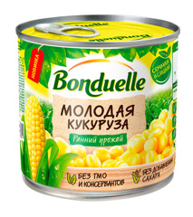 Изображение 3361 Молодая кукуруза Bonduelle 425мл MAIS SWEET JEUNE