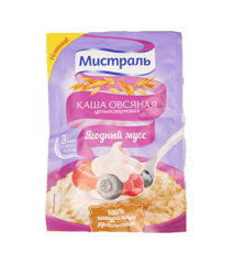 Изображение 6344 Каша овсяная Мистраль "Ягодный мусс" 40г