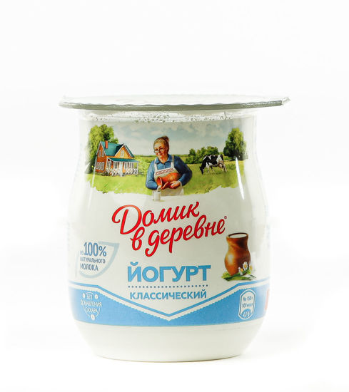 Изображение 3476 Йогурт "Домик в Деревне" 3,7% без вкуса 150г моност