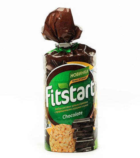 Изображение 7990 Хлебцы FITSTART рисовые Chocolate 100г