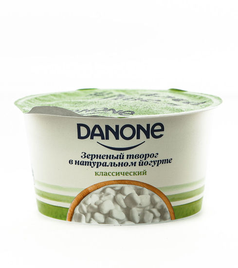 Творог Зерненый в йогурте натуральный 5% Danone г, цена – купить в супермаркете «Мираторг».