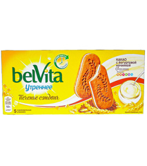 Изображение 2018 Печенье BelVita Утреннее Сэндвич Витаминизированный с какао 253г