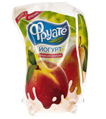Изображение 2075 Йогурт пит. Фруате Персик-груша 950г 1,5% LP