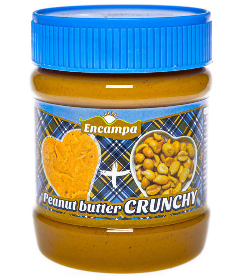 Изображение 0159 Арахисовая паста Encampa Crunchy (Кранчи)  с кусочками арахиса  340 гр (12)