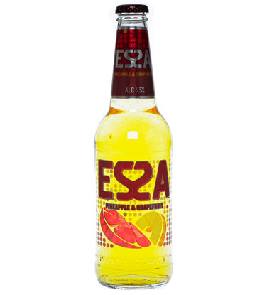 Изображение 1889 Пивной напиток "ЭССА" со вкусом и ароматом ананаса и грейпфрута 0,45 л. бутылка Калуга