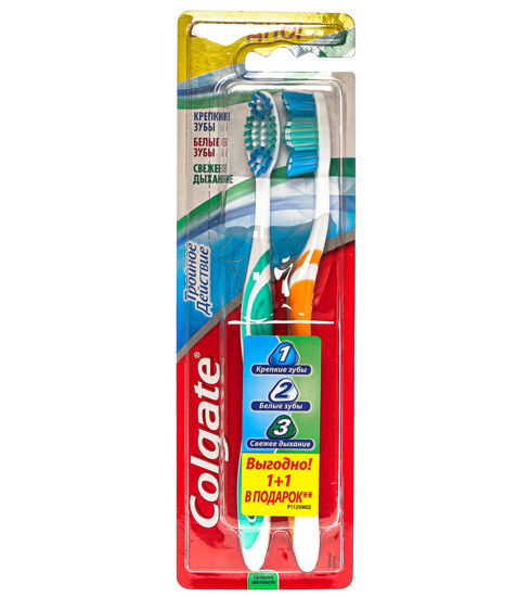 Изображение 7767 З/щ Colgate Тройное Действие сред*2шт