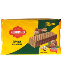 Изображение 2561 Вафли Яшкино Ореховые 200г