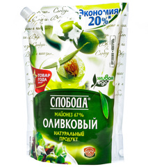 Изображение 3903 Майонез Слобода Оливковый 67% 800мл д/п