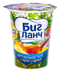 Изображение 0995 Пюре карт.б/п БИГ ЛАНЧ Соус с курицей 50г стак.