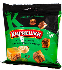 Изображение 2027 Сухарики Кириешки ржан.40г/60 Холодец с хреном
