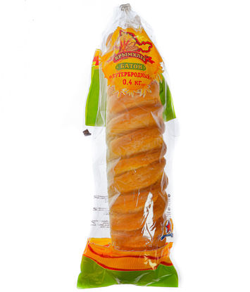 Изображение Батон Бутербродный Крымхлеб 400г в упаковке