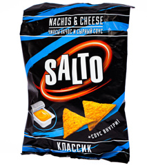 Изображение 3368 Чипсы "NACHOS" классик кукурузные натуральные 100гр.(30)
