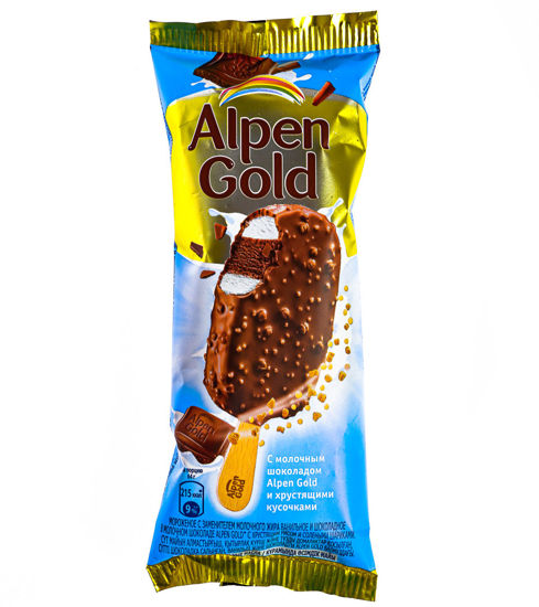 Изображение 0472 Мороженное 100 мл Эскимо АЛЬПЕН ГОЛЬД ТМ Mondelez