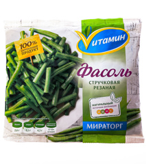 Изображение 0332 Фасоль стручковая рез. с/м 30-40мм 400г*20 (8кг) Vитамин Россия