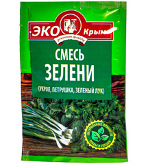Изображение 8267 Смесь Зелени (укроп, петр., зел. лук) ЭкоКрым 10г
