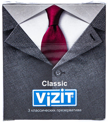Изображение 4125 Презервативы VIZIT Classic Классические 3 шт.