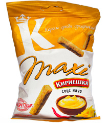 Изображение 2232 Сух.Кириешки Maxi 60г/40 начо