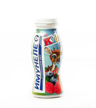 Изображение Кисломолочный напиток с соком "Имунеле" 1,5% Kids Волшебный лес 100г Бут.