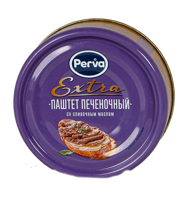 Изображение Паштет печеночный со сливочным маслом р Perva Extra ключ