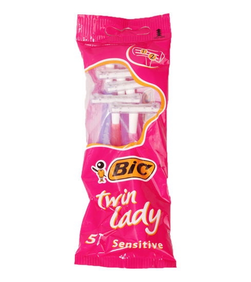 Изображение Станок бритвенный BIC Twin lady 5шт м/уп