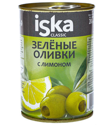 Изображение Оливки с лимоном "ISKA" ж/б 300мл