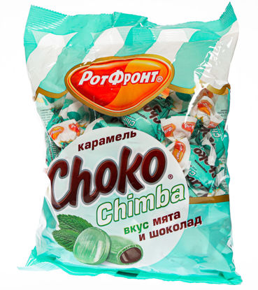 Изображение Конфеты карамель Choko Chimba мята шок 250г Рот Фронт