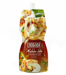 Изображение Соус СЛОБОДА Грибной м.д.ж. 60% д/пак 0,217кг