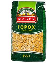 Изображение Горох колотый шлифов. Макфа 800г