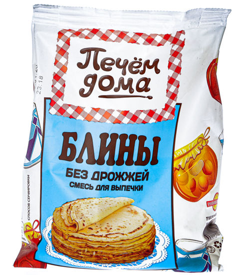 Изображение Смесь д/выпечки Печем дома Блины без дрожжей 300г/8