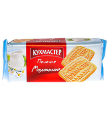 Изображение Печенье Кухмастер "Молочное" сахарное 170г