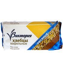 Изображение Хлебцы вафельные овсяные 60г/36, Виктория