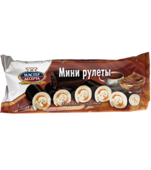 Изображение Рулет МасДес мини крем сгущенка мини 175г